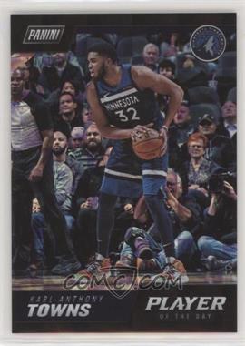 2018-19 Panini Player of the Day - [Base] - Checkerboard #15 - Karl-Anthony Towns /15