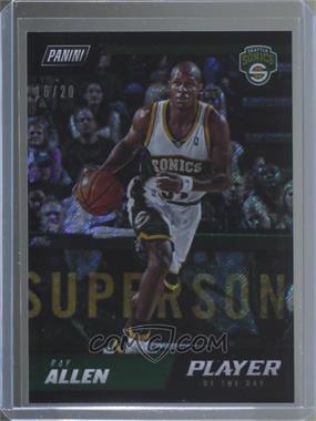 2018-19 Panini Player of the Day - Legends - Rapture #LEG7 - Ray Allen /20