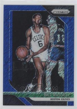 2018-19 Panini Prizm - [Base] - 1st Off the Line Blue Shimmer Prizm #25 - Bill Russell /7