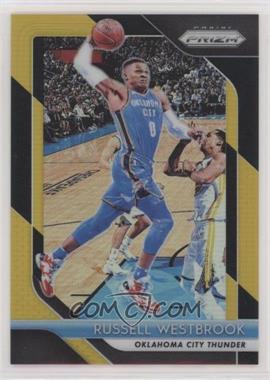 2018-19 Panini Prizm - [Base] - Black Gold Prizm #39 - Russell Westbrook /5