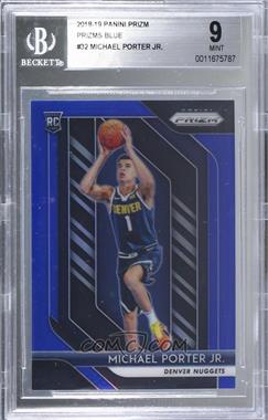 2018-19 Panini Prizm - [Base] - Blue Prizm #32 - Michael Porter Jr. /199 [BGS 9 MINT]