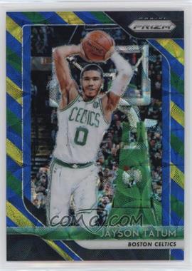 2018-19 Panini Prizm - [Base] - Choice Blue Yellow & Green Prizm #118 - Jayson Tatum