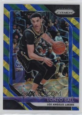 2018-19 Panini Prizm - [Base] - Choice Blue Yellow & Green Prizm #294 - Lonzo Ball