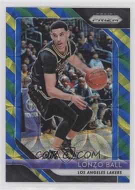 2018-19 Panini Prizm - [Base] - Choice Blue Yellow & Green Prizm #294 - Lonzo Ball