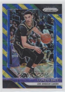 2018-19 Panini Prizm - [Base] - Choice Blue Yellow & Green Prizm #294 - Lonzo Ball