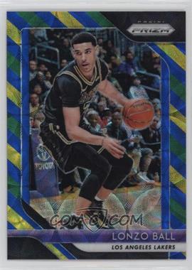 2018-19 Panini Prizm - [Base] - Choice Blue Yellow & Green Prizm #294 - Lonzo Ball