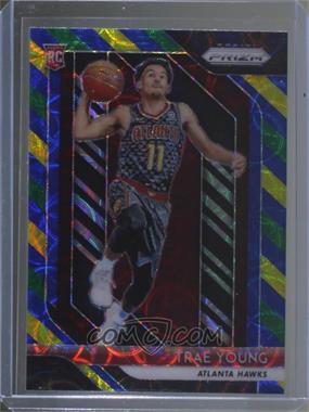 2018-19 Panini Prizm - [Base] - Choice Blue Yellow & Green Prizm #78 - Trae Young