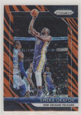 2018-19 Panini Prizm - [Base] - Choice Tiger Stripe Prizm #187 - Emeka Okafor