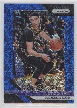 2018-19 Panini Prizm - [Base] - Fast Break Blue Prizm #294 - Lonzo Ball /175