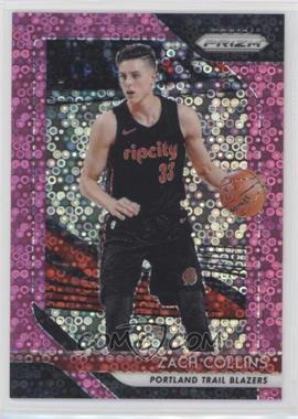 2018-19 Panini Prizm - [Base] - Fast Break Pink Prizm #141 - Zach Collins /50