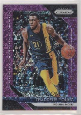 2018-19 Panini Prizm - [Base] - Fast Break Purple Prizm #154 - Thaddeus Young /75