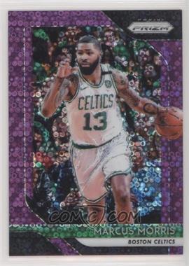 2018-19 Panini Prizm - [Base] - Fast Break Purple Prizm #168 - Marcus Morris /75