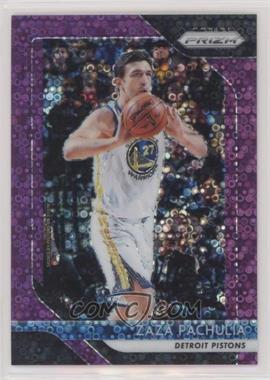 2018-19 Panini Prizm - [Base] - Fast Break Purple Prizm #192 - Zaza Pachulia /75