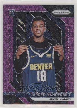 2018-19 Panini Prizm - [Base] - Fast Break Purple Prizm #42 - Jarred Vanderbilt /75