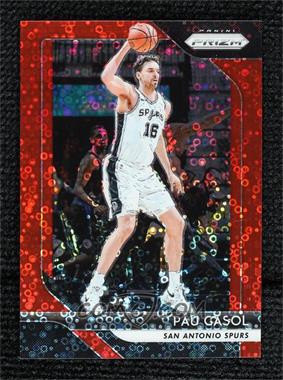 2018-19 Panini Prizm - [Base] - Fast Break Red Prizm #13 - Pau Gasol /125