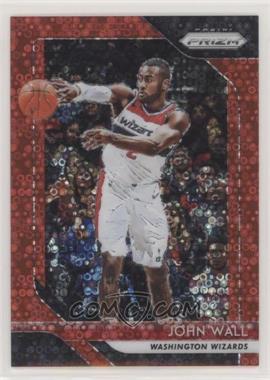 2018-19 Panini Prizm - [Base] - Fast Break Red Prizm #223 - John Wall /125