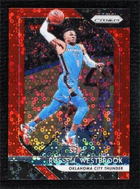 2018-19 Panini Prizm - [Base] - Fast Break Red Prizm #39 - Russell Westbrook /125