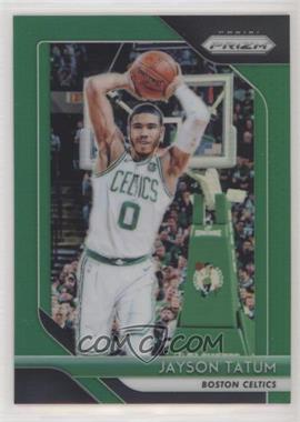 2018-19 Panini Prizm - [Base] - Green Prizm #118 - Jayson Tatum