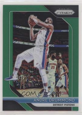 2018-19 Panini Prizm - [Base] - Green Prizm #182 - Andre Drummond