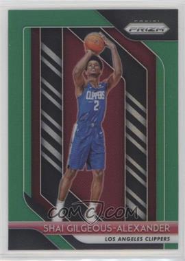 2018-19 Panini Prizm - [Base] - Green Prizm #184 - Shai Gilgeous-Alexander