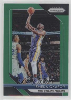 2018-19 Panini Prizm - [Base] - Green Prizm #187 - Emeka Okafor