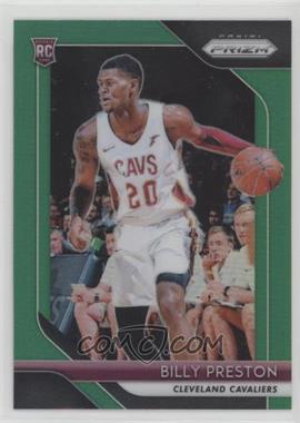 2018-19 Panini Prizm - [Base] - Green Prizm #19 - Billy Preston