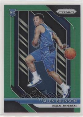 2018-19 Panini Prizm - [Base] - Green Prizm #250 - Jalen Brunson