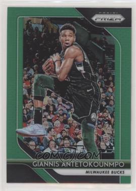 2018-19 Panini Prizm - [Base] - Green Prizm #296 - Giannis Antetokounmpo