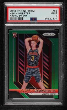 2018-19 Panini Prizm - [Base] - Green Prizm #68 - Kevin Huerter [PSA 9 MINT]