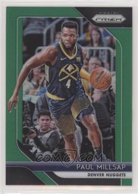 2018-19 Panini Prizm - [Base] - Green Prizm #82 - Paul Millsap