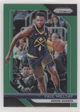 2018-19 Panini Prizm - [Base] - Green Prizm #82 - Paul Millsap