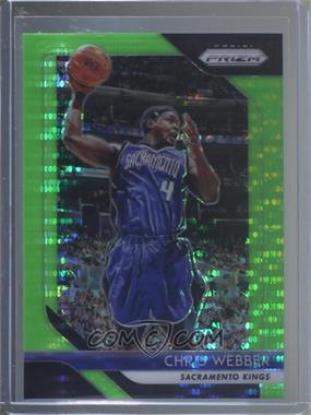 2018-19 Panini Prizm - [Base] - Green Pulsar Prizm #165 - Chris Webber /25