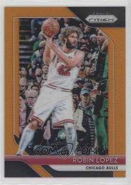 2018-19 Panini Prizm - [Base] - Orange Prizm #120 - Robin Lopez /49