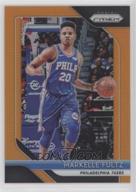 2018-19 Panini Prizm - [Base] - Orange Prizm #229 - Markelle Fultz /49