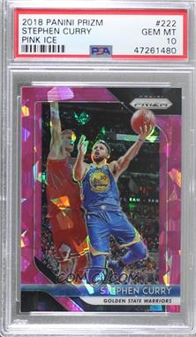 2018-19 Panini Prizm - [Base] - Pink Ice Prizm #222 - Stephen Curry [PSA 10 GEM MT]