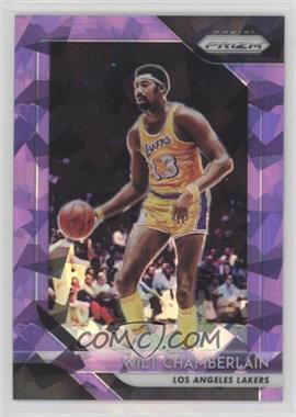 2018-19 Panini Prizm - [Base] - Purple Ice Prizm #205 - Wilt Chamberlain /149