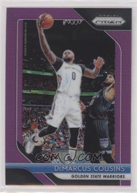 2018-19 Panini Prizm - [Base] - Purple Prizm #282 - DeMarcus Cousins /75 [EX to NM]