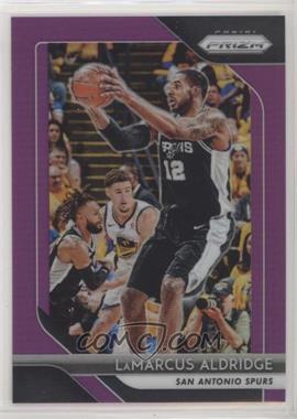 2018-19 Panini Prizm - [Base] - Purple Prizm #291 - LaMarcus Aldridge /75