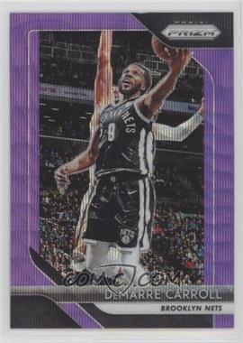 2018-19 Panini Prizm - [Base] - Purple Wave Prizm #218 - DeMarre Carroll