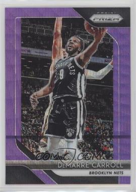 2018-19 Panini Prizm - [Base] - Purple Wave Prizm #218 - DeMarre Carroll