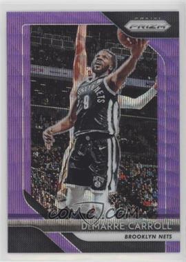 2018-19 Panini Prizm - [Base] - Purple Wave Prizm #218 - DeMarre Carroll