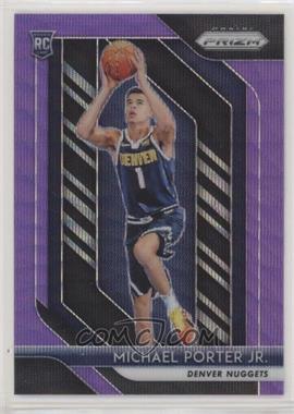 2018-19 Panini Prizm - [Base] - Purple Wave Prizm #32 - Michael Porter Jr.