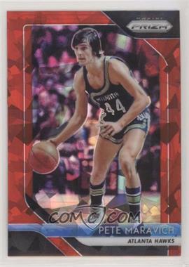 2018-19 Panini Prizm - [Base] - Red Ice Prizm #255 - Pete Maravich