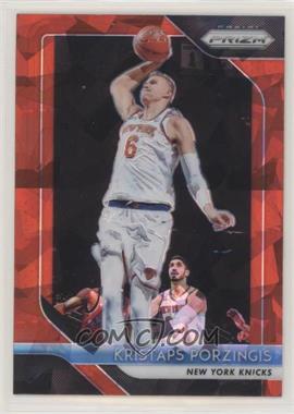 2018-19 Panini Prizm - [Base] - Red Ice Prizm #267 - Kristaps Porzingis