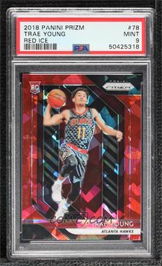 2018-19 Panini Prizm - [Base] - Red Ice Prizm #78 - Trae Young [PSA 9 MINT]