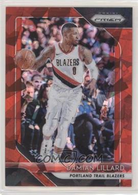 2018-19 Panini Prizm - [Base] - Red Ice Prizm #81 - Damian Lillard