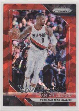 2018-19 Panini Prizm - [Base] - Red Ice Prizm #81 - Damian Lillard