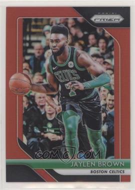 2018-19 Panini Prizm - [Base] - Red Prizm #108 - Jaylen Brown /299