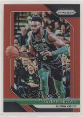 2018-19 Panini Prizm - [Base] - Red Prizm #108 - Jaylen Brown /299