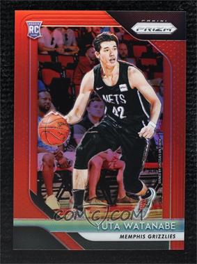 2018-19 Panini Prizm - [Base] - Red Prizm #146 - Yuta Watanabe /299